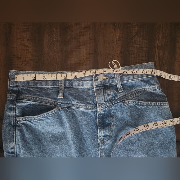 Mango Blue Maxi Pencil Skirt with Slit - Picture 9 of 10